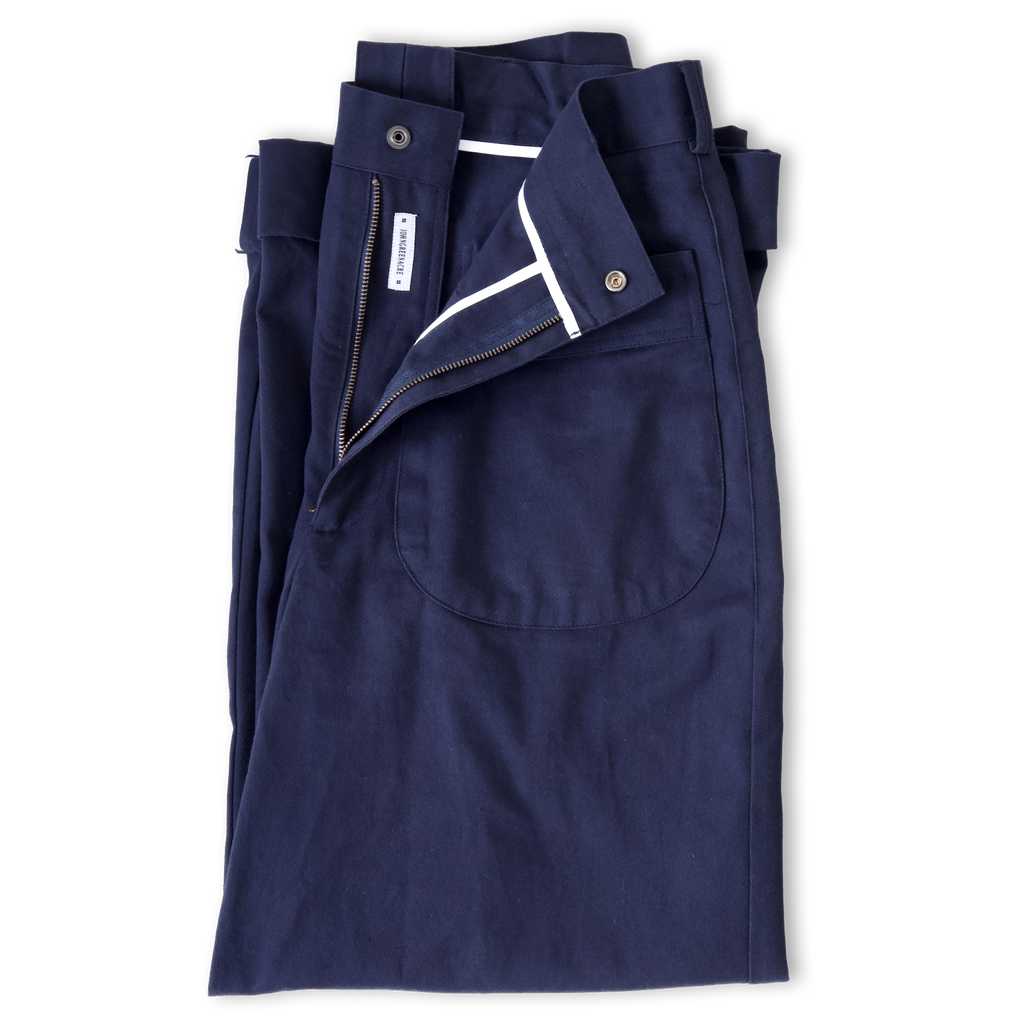 SPORT TROUSER - Navy Cotton Twill