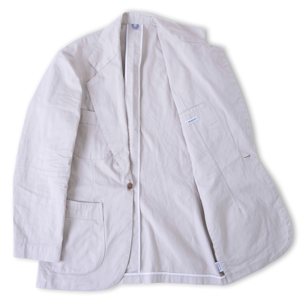 SPORT JACKET - Stone Cotton Twill